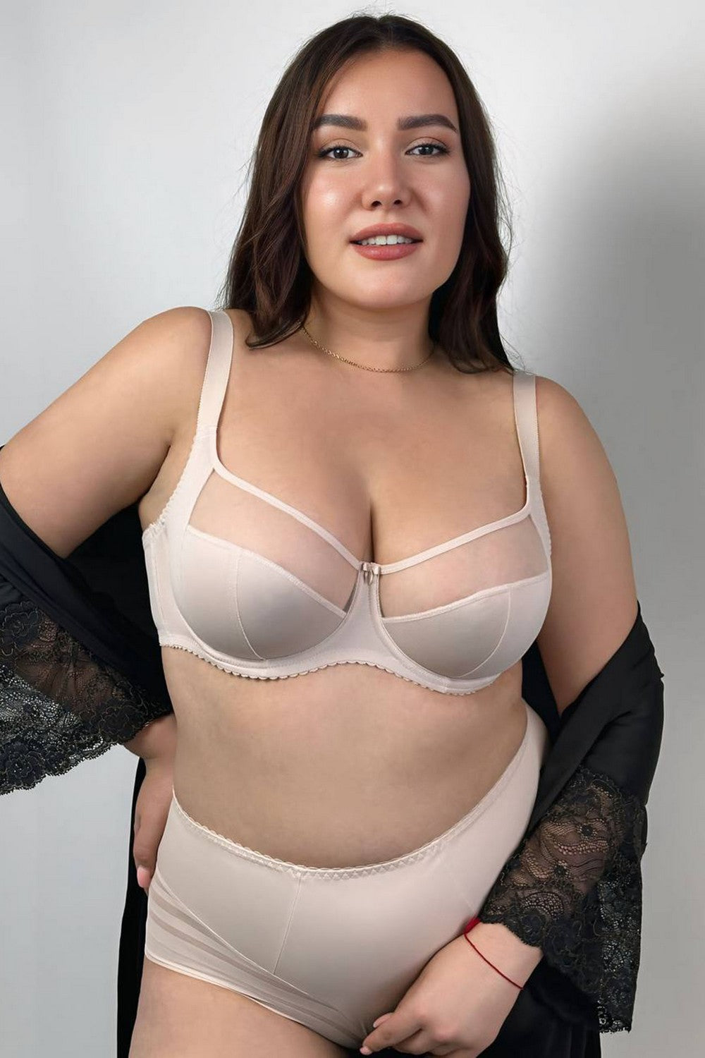 М'який бюстгальтер з мікросіткою 115500 Classic peony