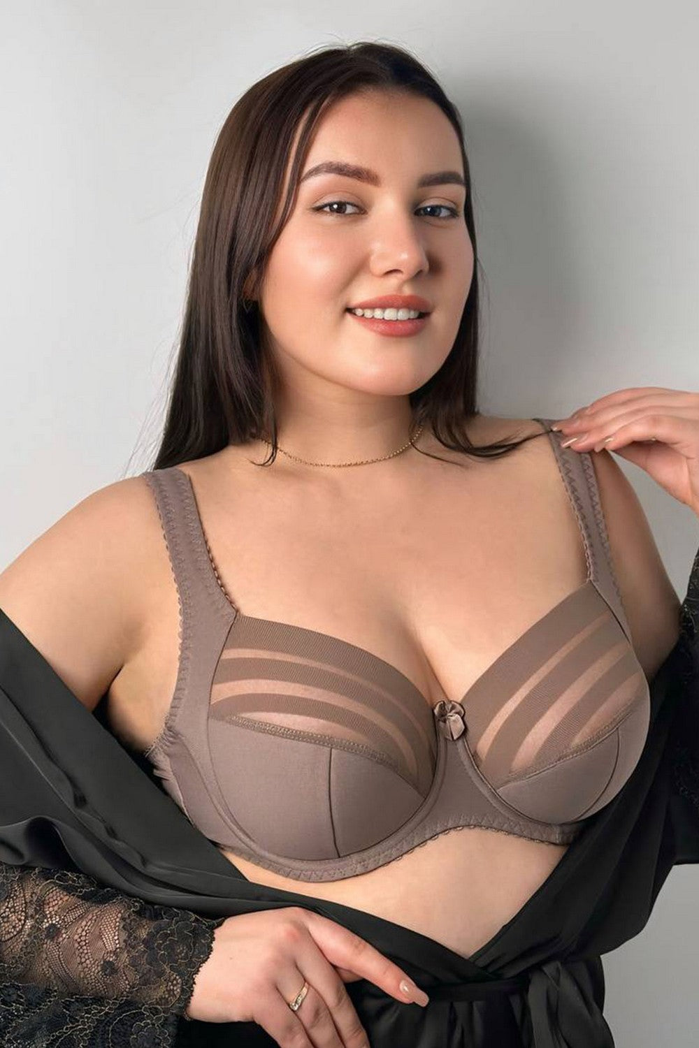 Напівдубльований бюстгальтер з кісточками 180892 Classic pepper