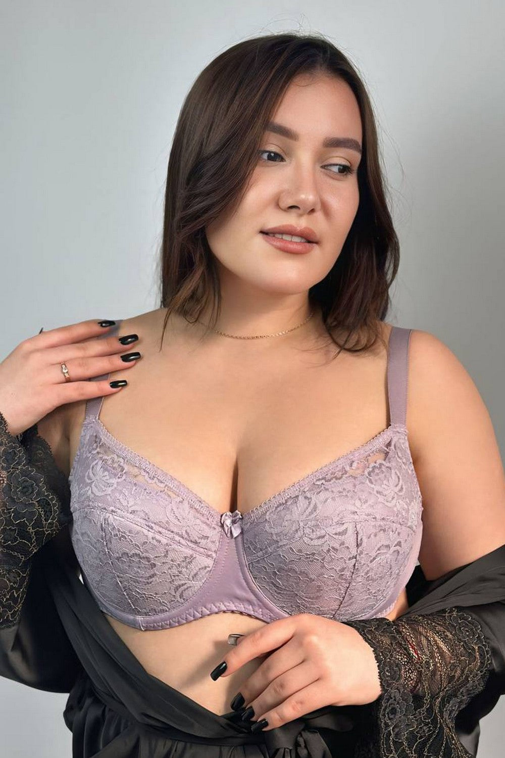 Ущільнений бюстгальтер з мережива 250811 Classic mist