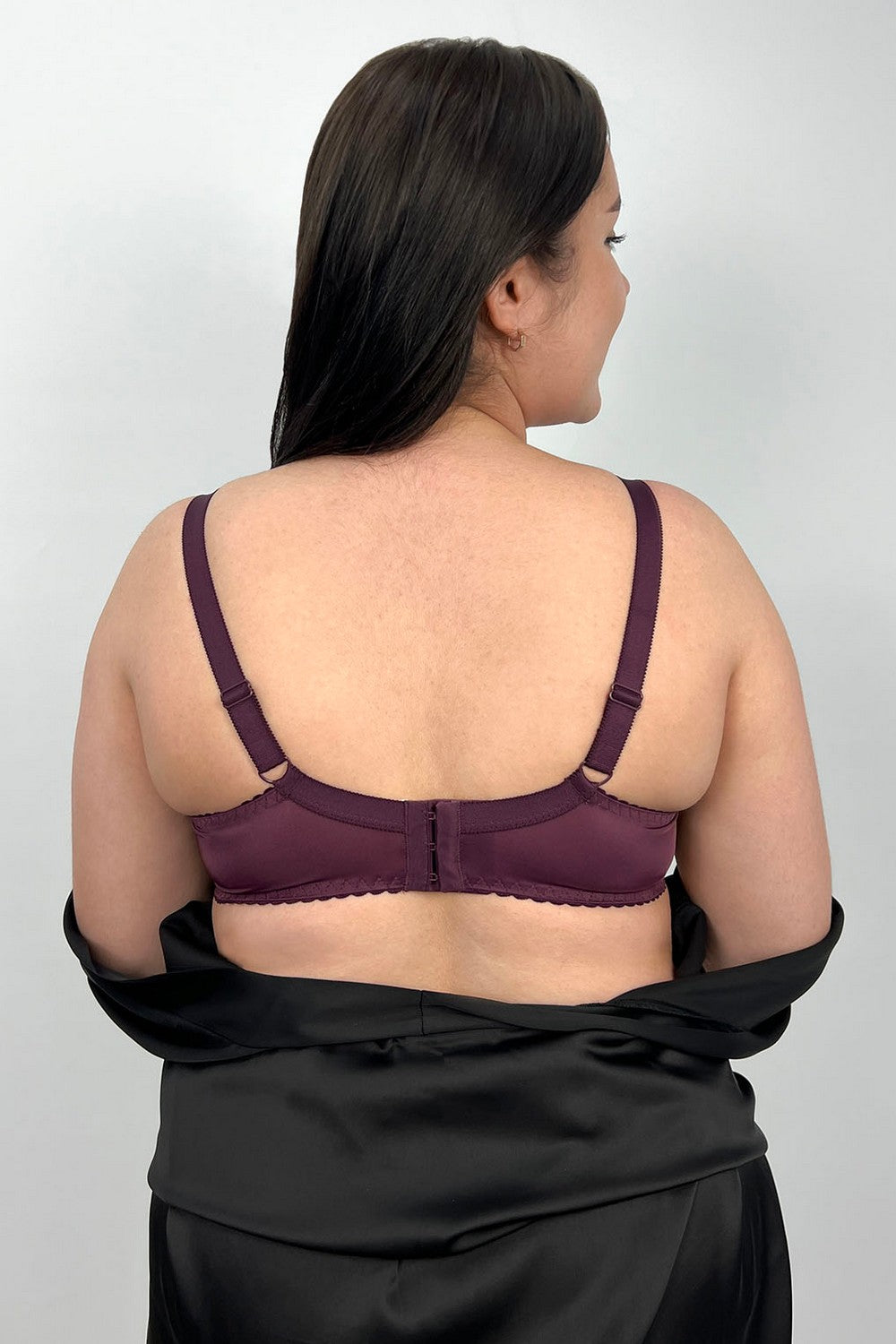 Уплотненный бюстгальтер из кружева 250811 Classic plum