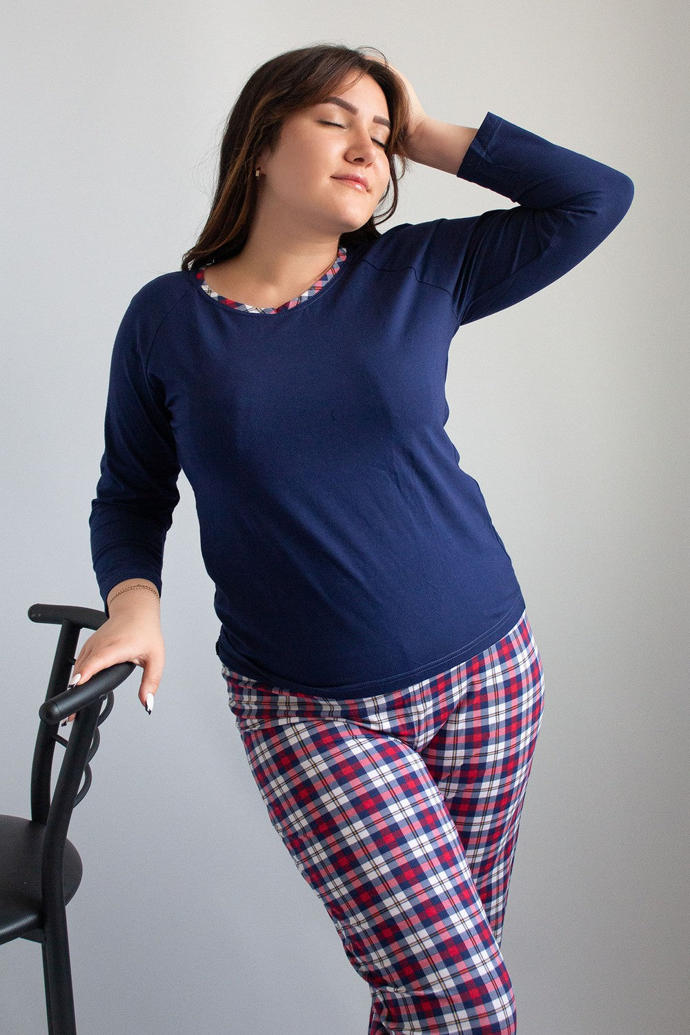 Пижама из хлопка Bianka Home dark blue