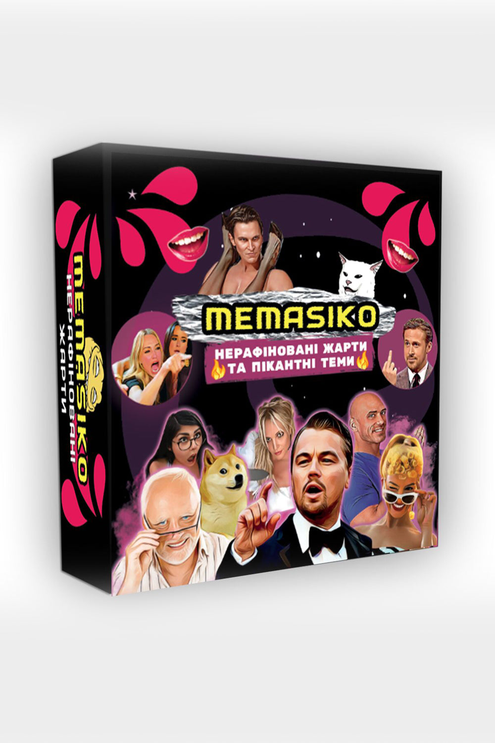 Настольная игра «MEMASIKO - нерафіновані жарти та пікантні теми» 18+ SX1585