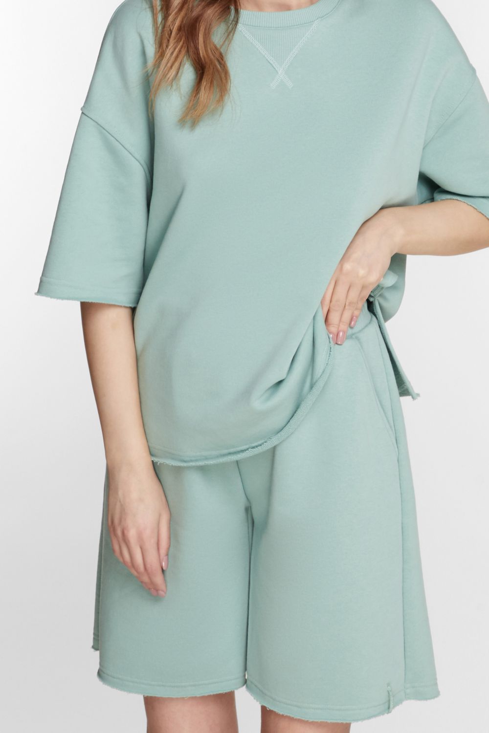 Хлопковые шорты LH403-01 Malibu aqua