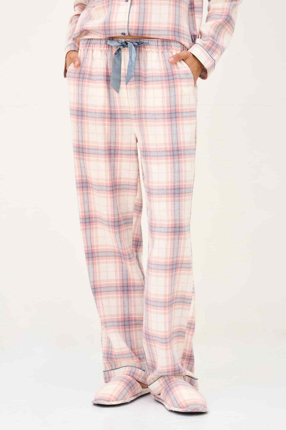 Пижамные прямые брюки LH420-07 Rose Alps rose mix