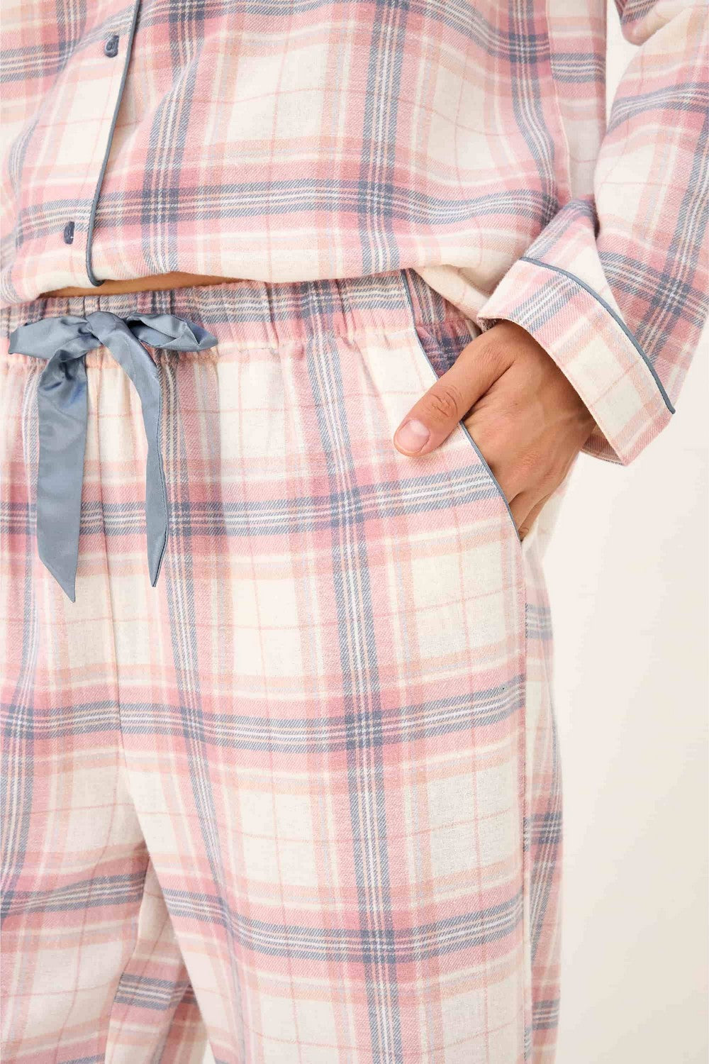 Пижамные прямые брюки LH420-07 Rose Alps rose mix