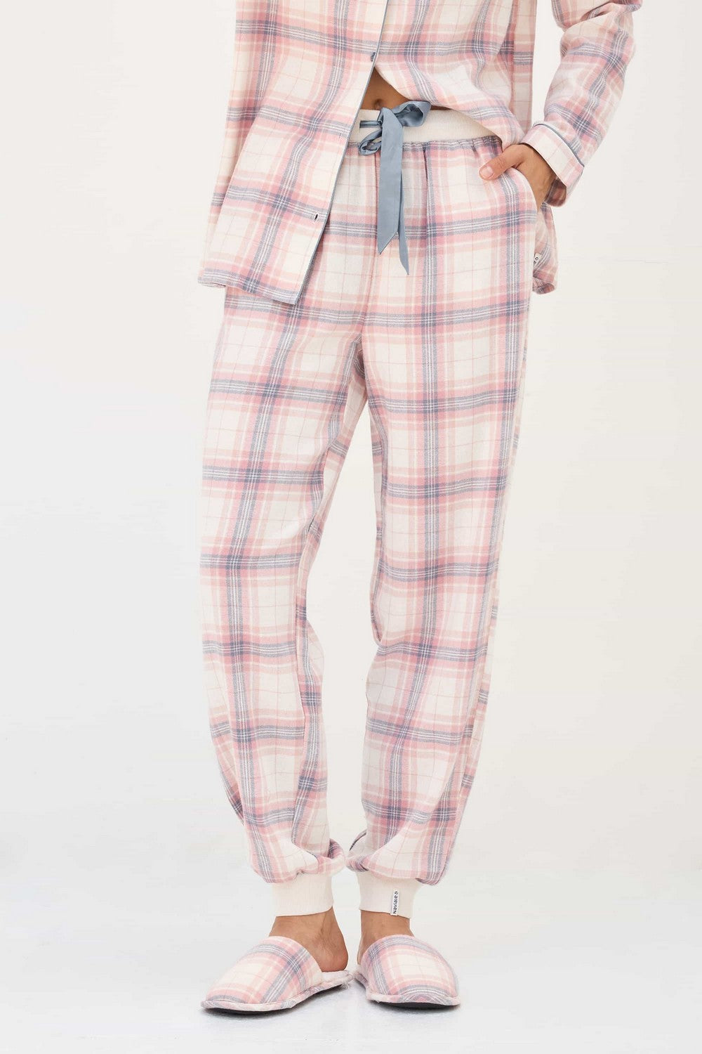 Пижамные брюки с карманами LH421-07 Rose Alps rose mix