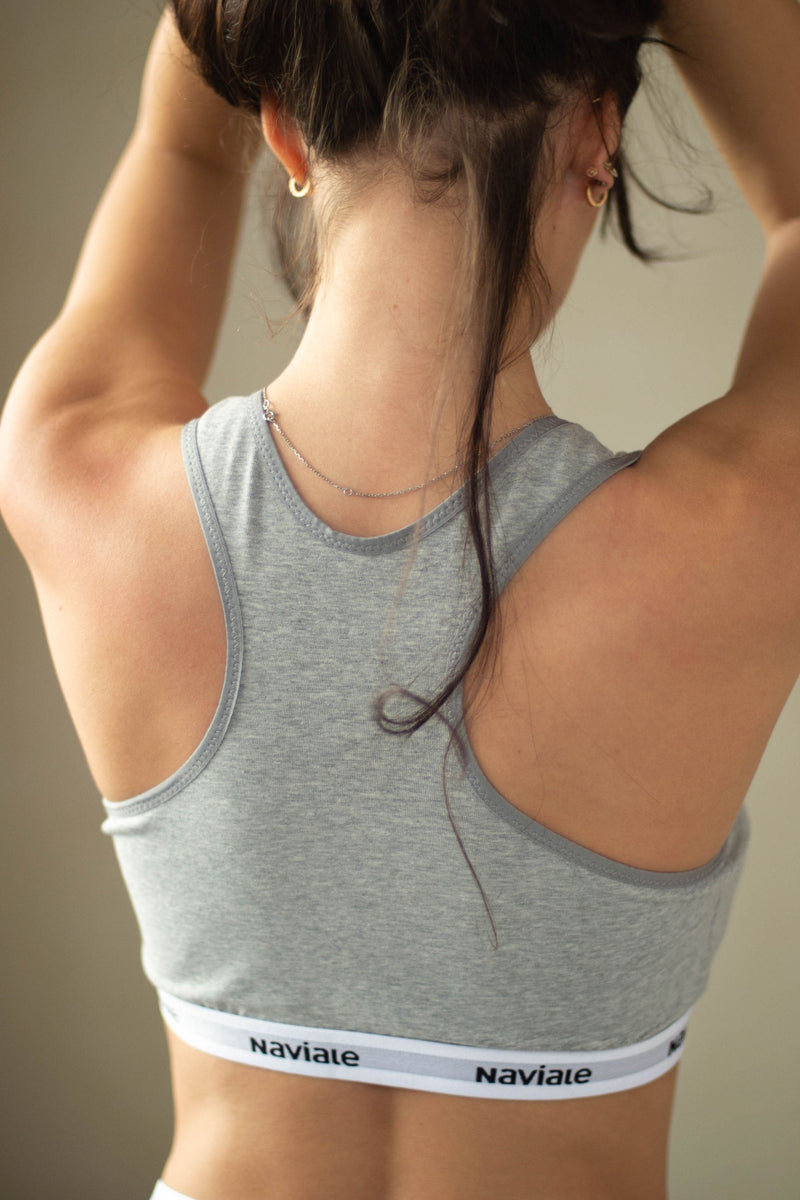 Бавовняний топ LU043-03 melange2