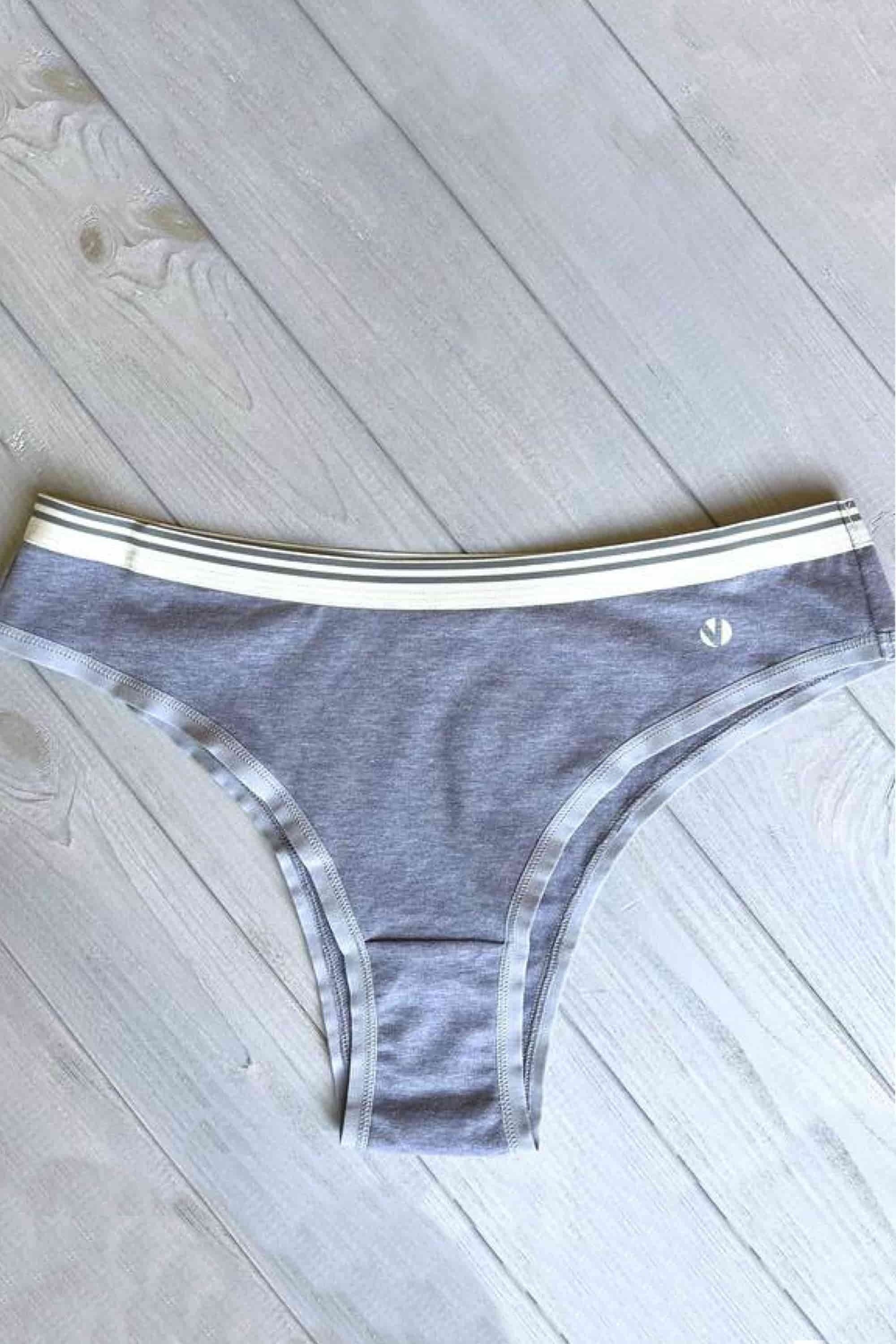 Хлопковые трусики брифы LU113-06 Fjord melange