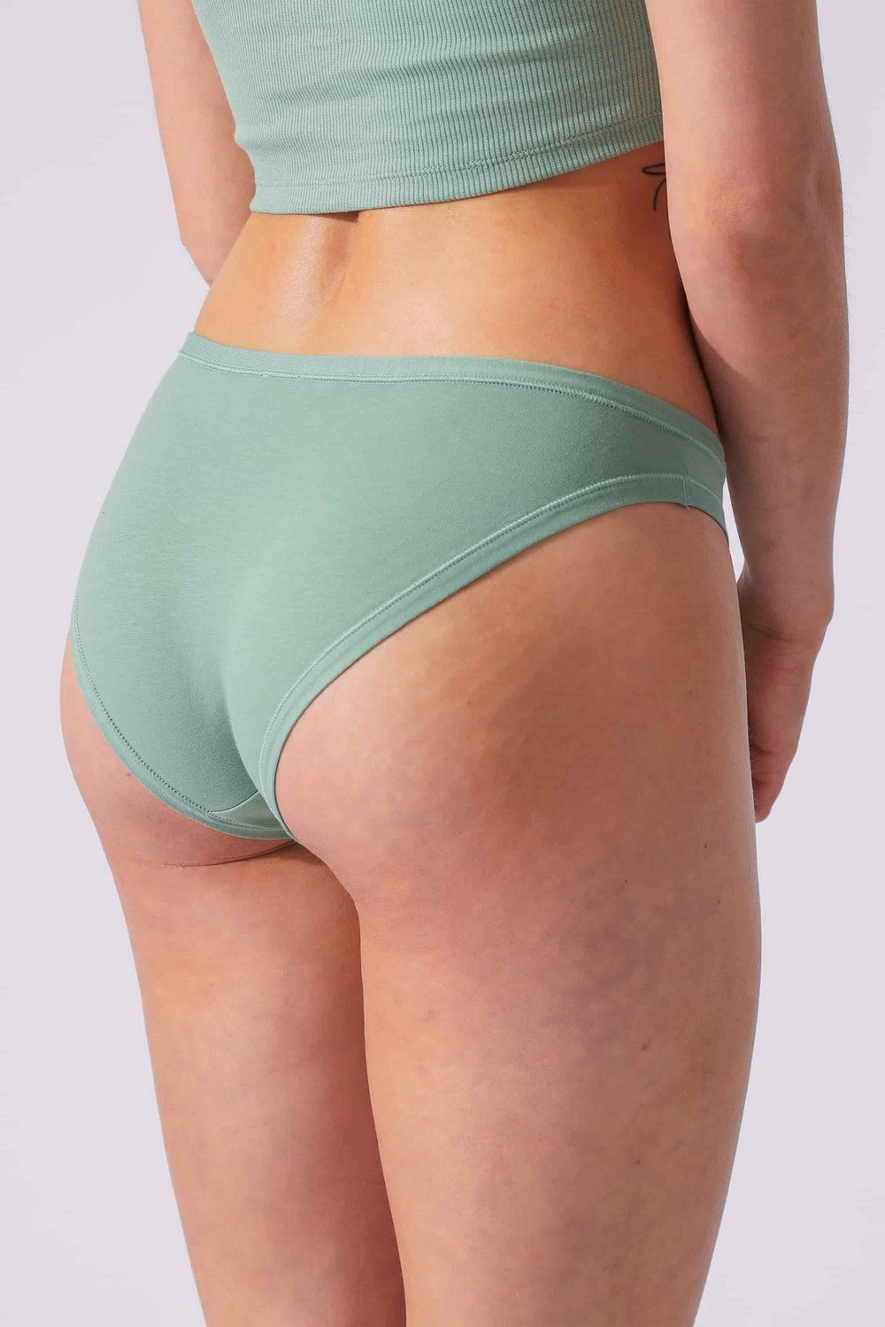 Трусики сліп із бавовни LU123-15 Africa (2 шт.) aqua/cream 