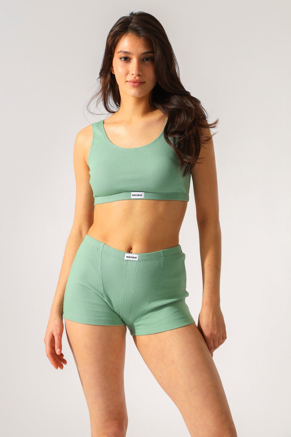 Шортики з бавовни LU143-09 Malibu aqua