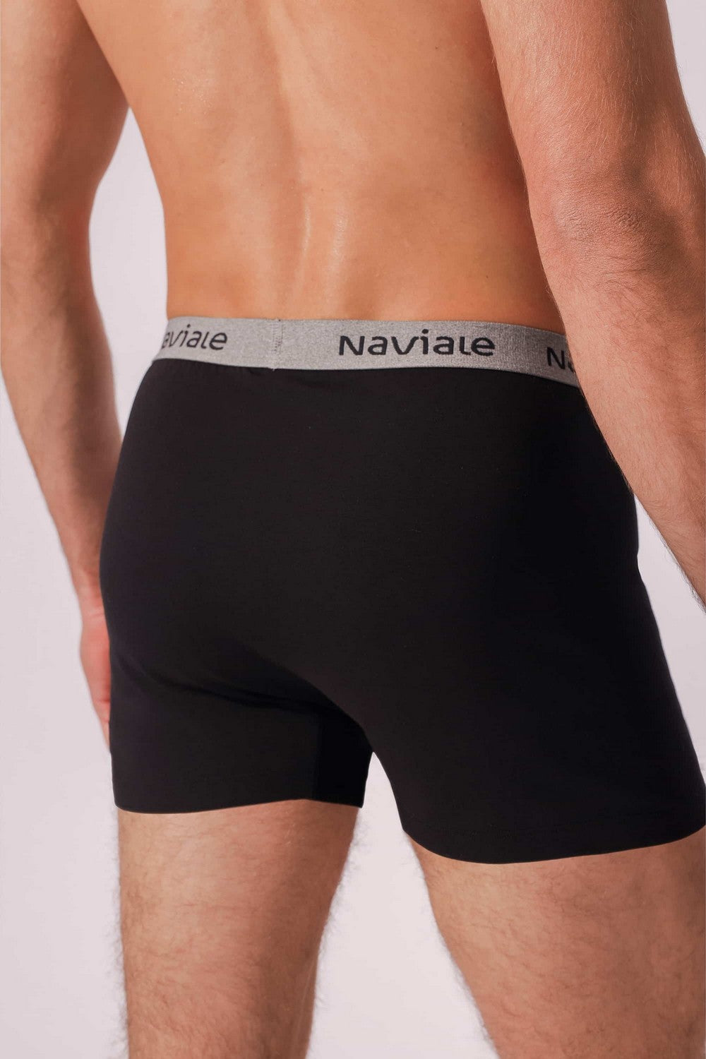 Чоловічі труси шорти MU222-05 (2 шт.) bronze ochre/black Naviale