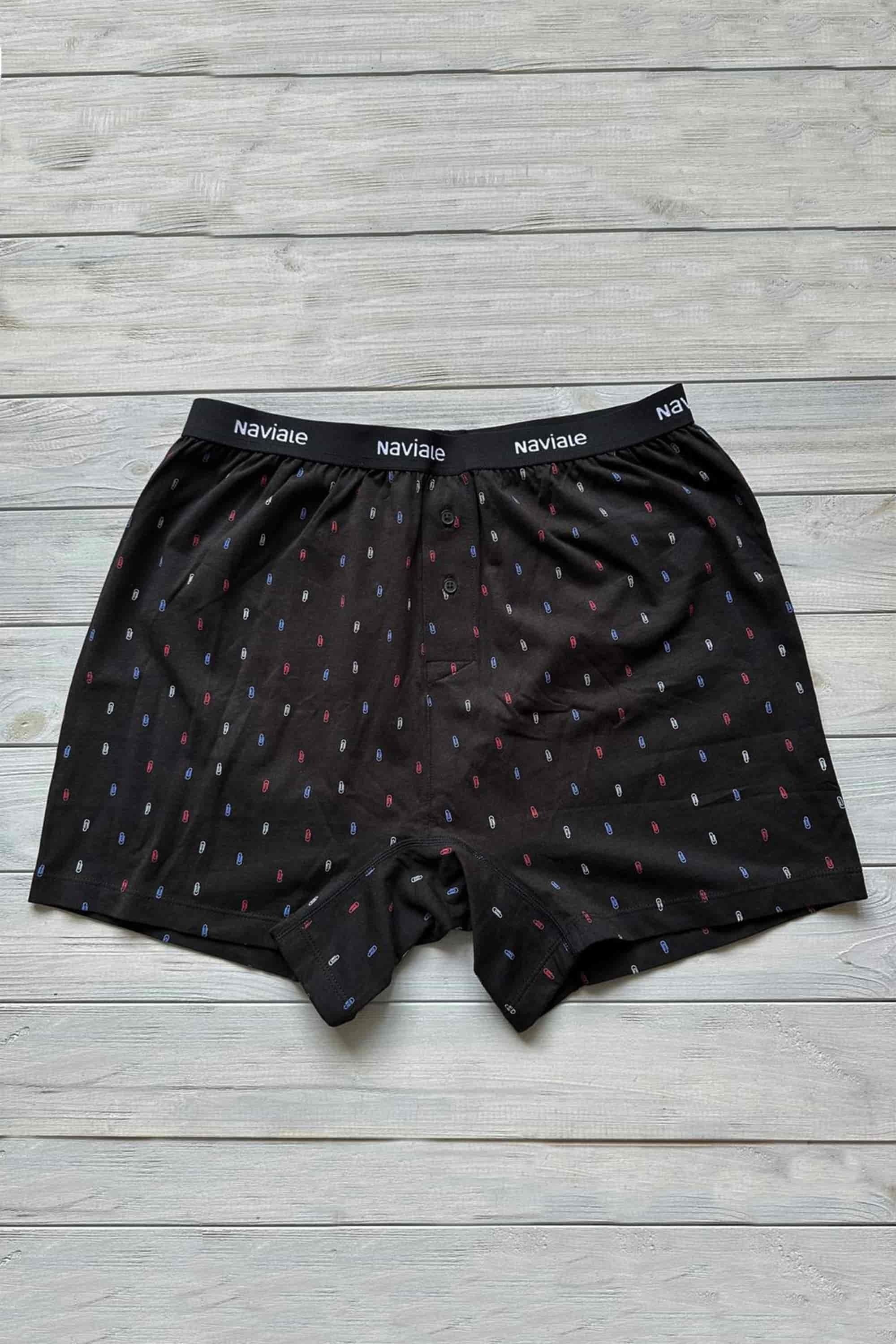 Мужские хлопковые боксеры MU241-01 Boston black