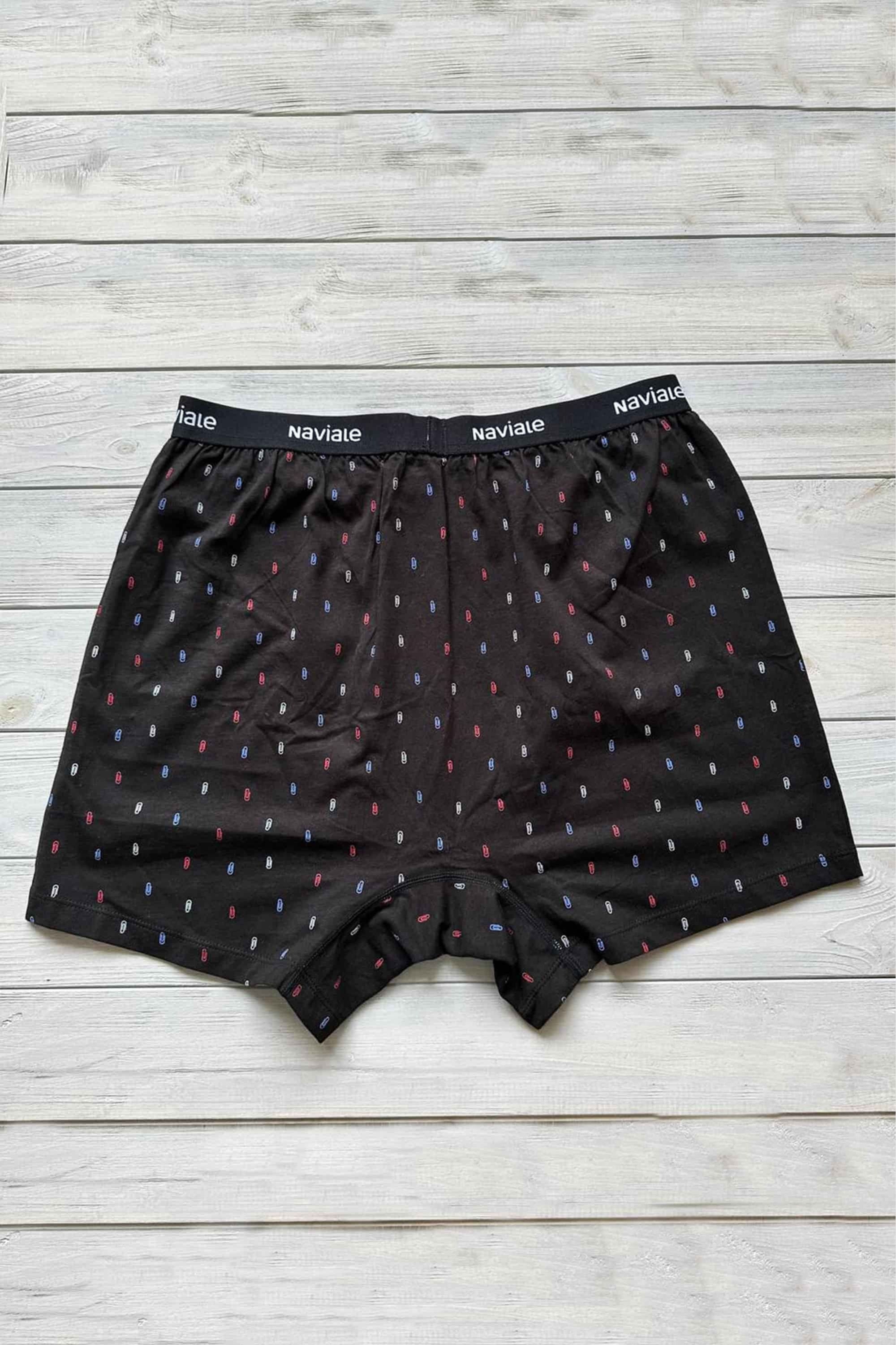 Мужские хлопковые боксеры MU241-01 Boston black