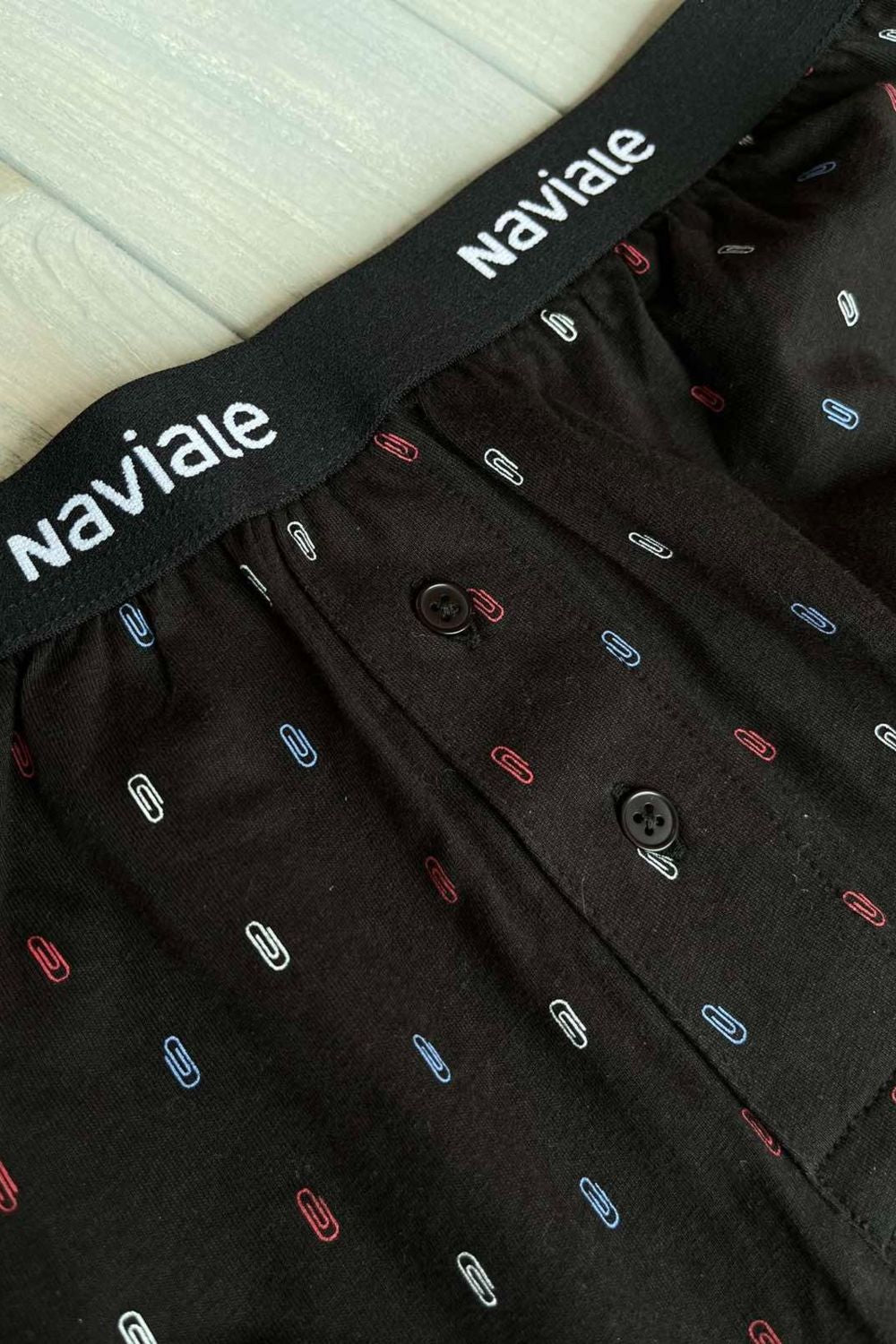 Мужские хлопковые боксеры MU241-01 Boston black