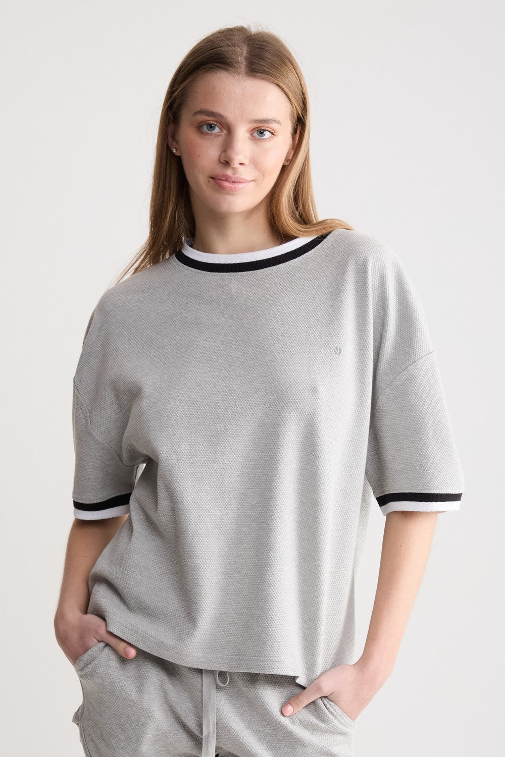 Футболка з бавовни UH320-03 London melange