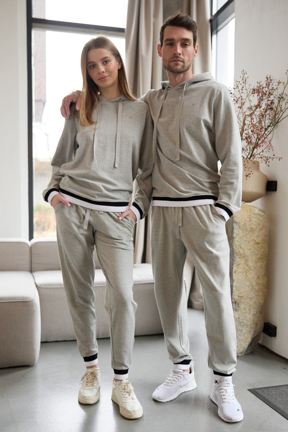 Бавовняне худі унісекс UH330-02 London melange