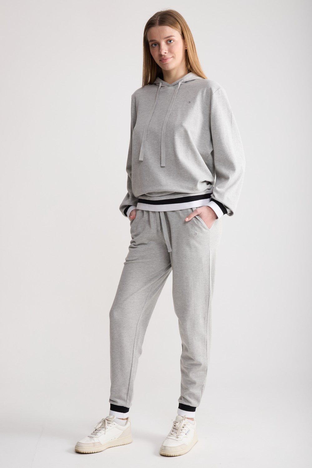 Бавовняні штани унісекс UH421-02 London melange