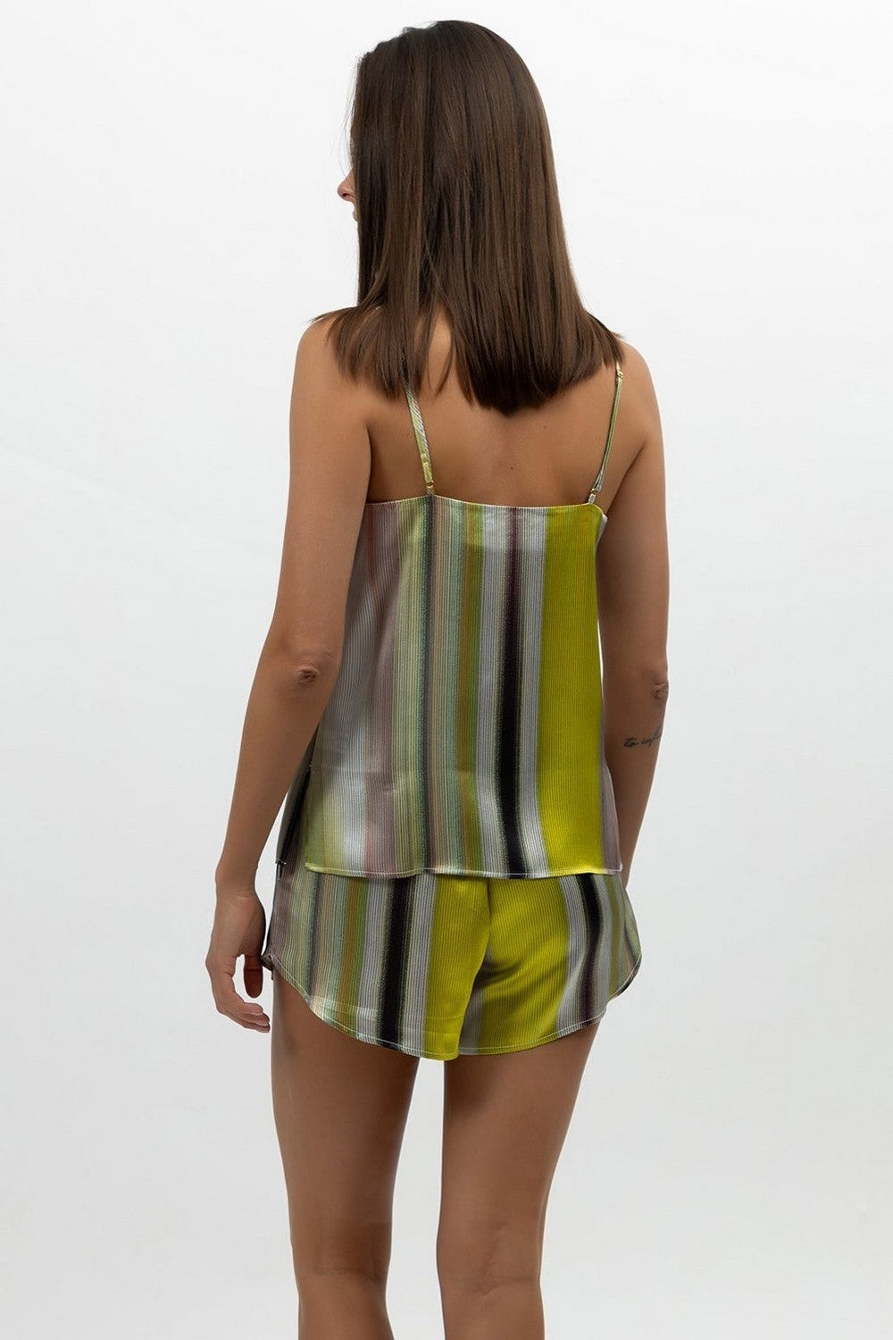 Пижамные шорты с карманами 251202-05 Art Stripes