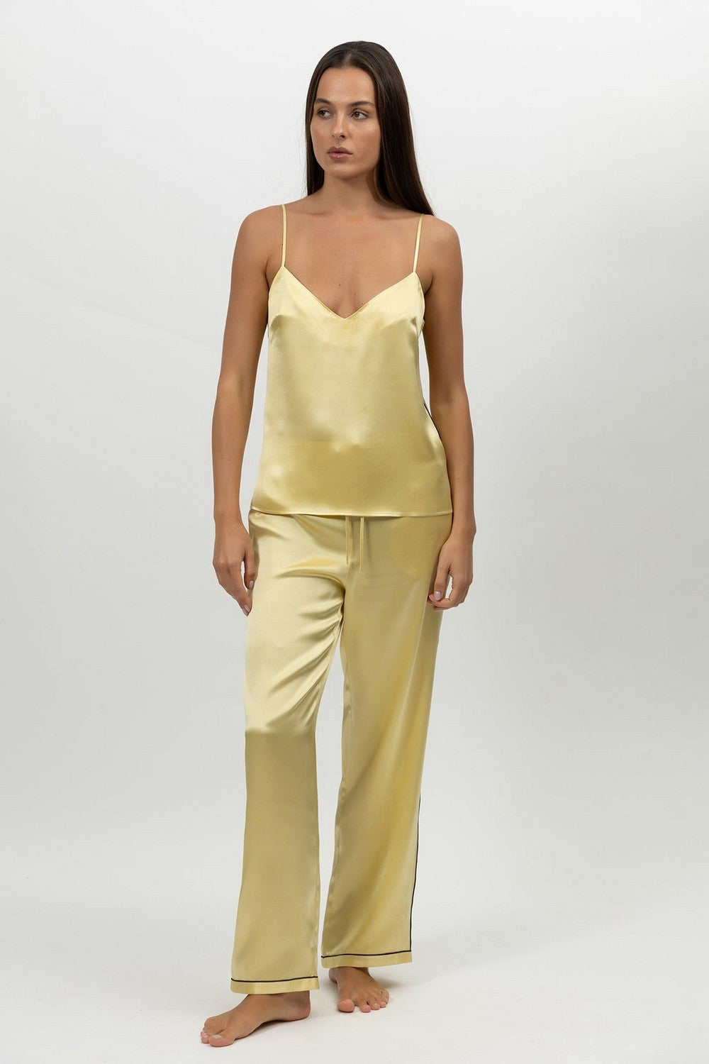 Піжамні штани з кишенями 251203-06 Lady panna cotta