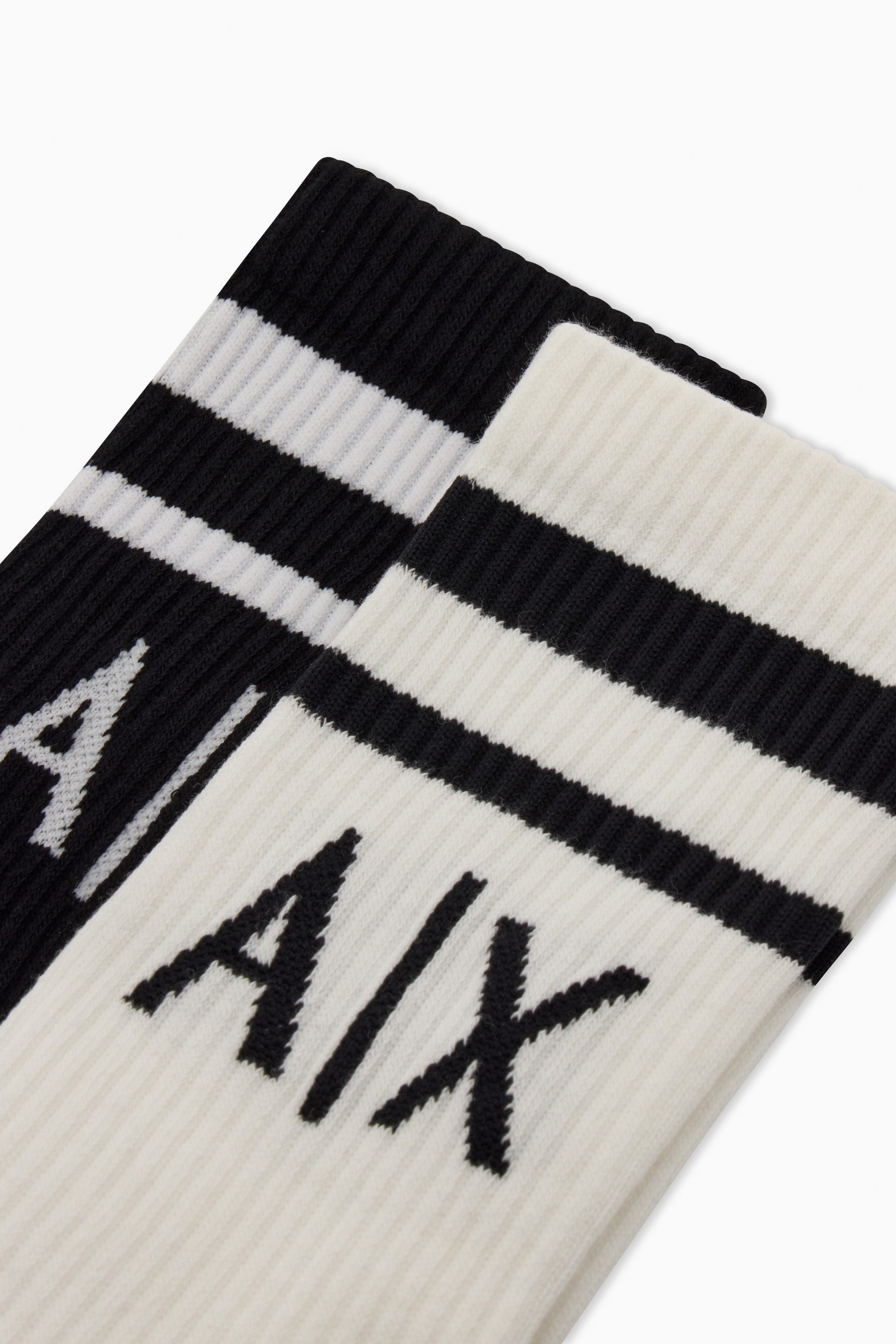 Чоловічі шкарпетки 943012245 (2 пари) white/black Armani Exchange резинка