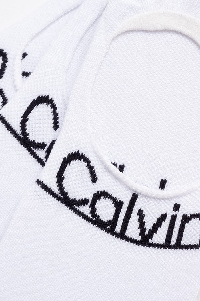 Короткі шкарпетки 67403498 (6 пар) white Calvin Klein логотип