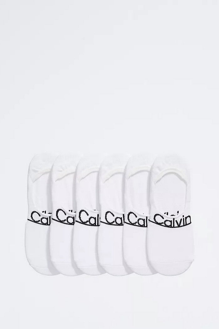 Короткі шкарпетки 67403498 (6 пар) white Calvin Klein набір