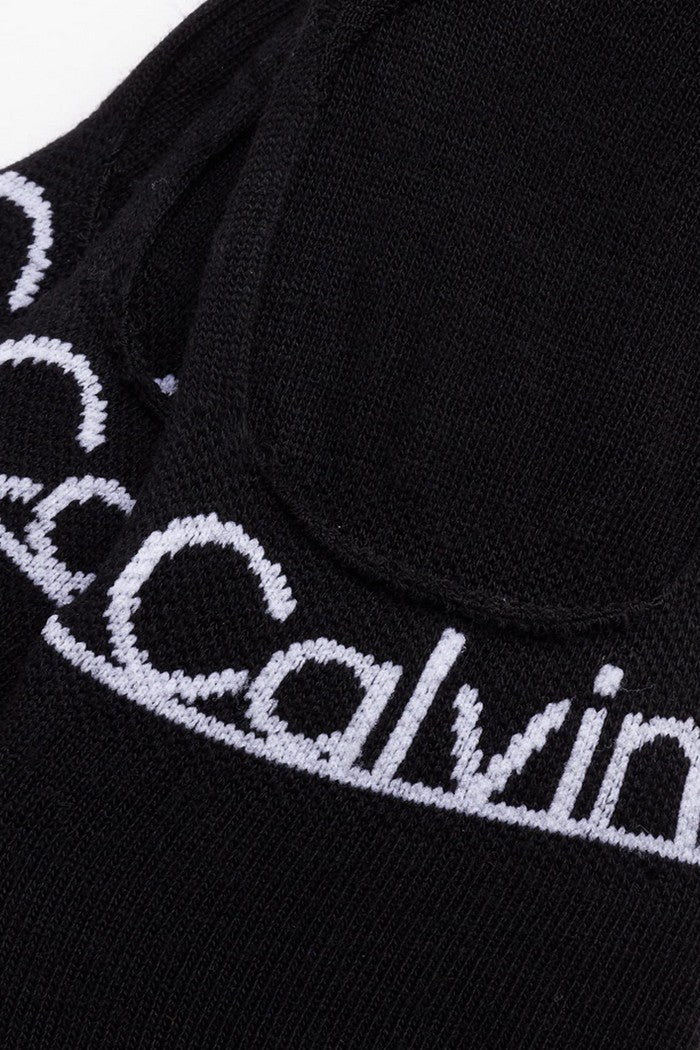 Короткі шкарпетки 93343848 (6 пар) black Calvin Klein логотип