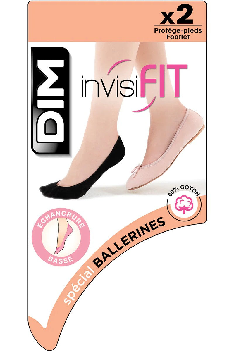 Плотные матовые следки 2080 Easy Day Special Ballerines 52d (2 пары)