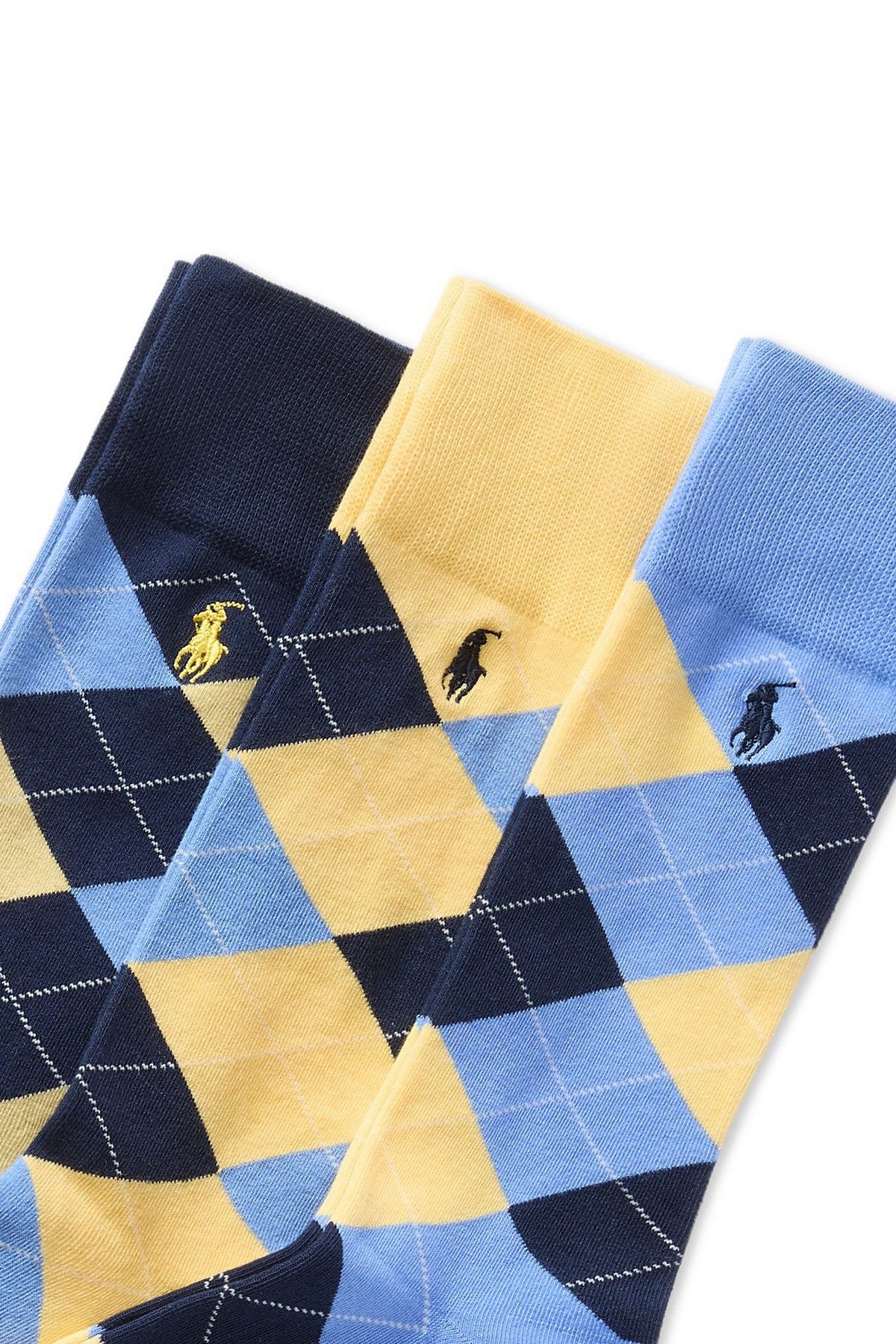 Високі чоловічі шкарпетки 506128784 (3 шт.) blue