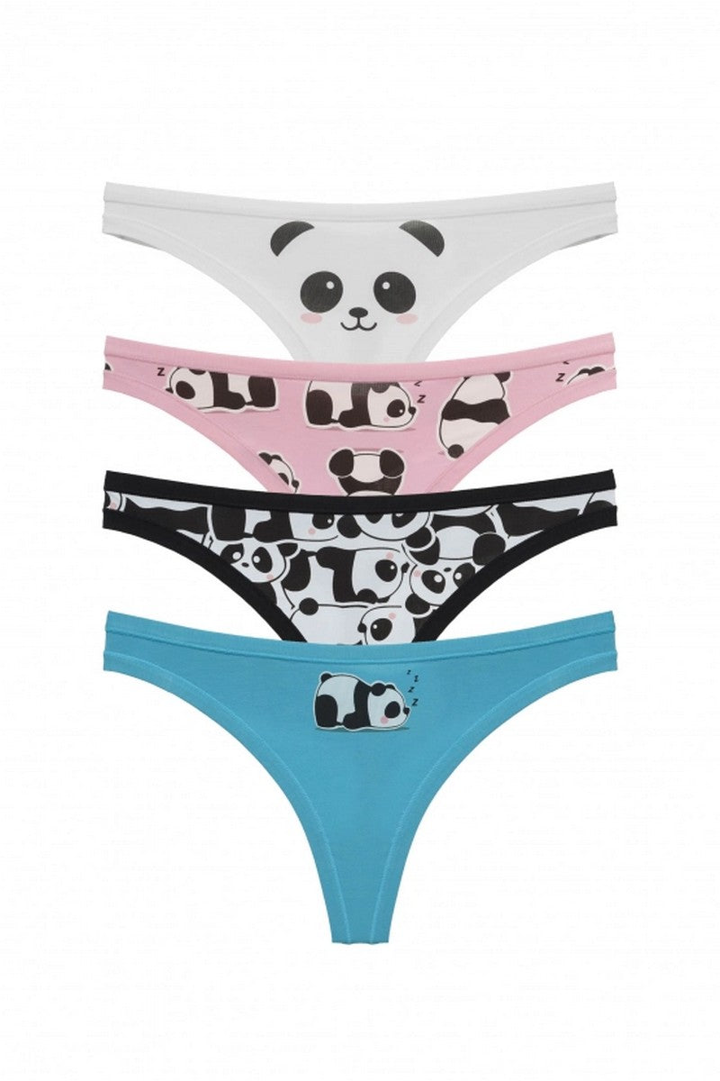 Хлопковые трусики стринг 200-12 (4 шт.) 200/201/202/203