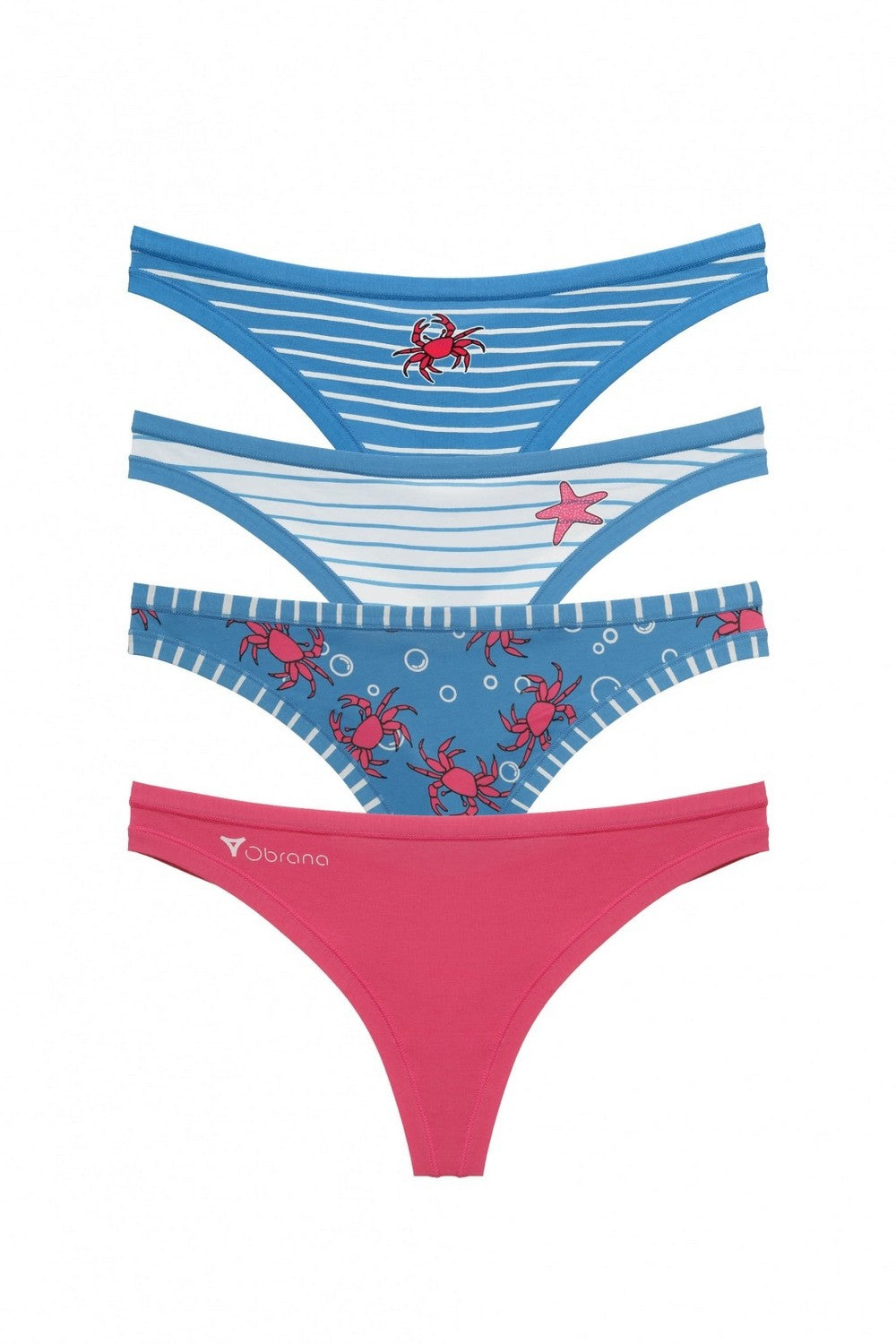 Хлопковые трусики стринг 200-12 (4 шт.) 108/208/209/210