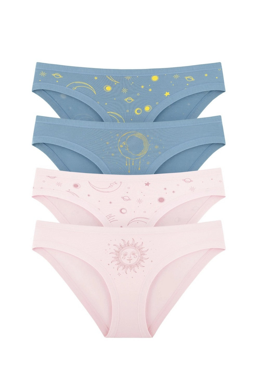 Трусики слип с принтом 200-30 (4 шт.) 326/327/328/329