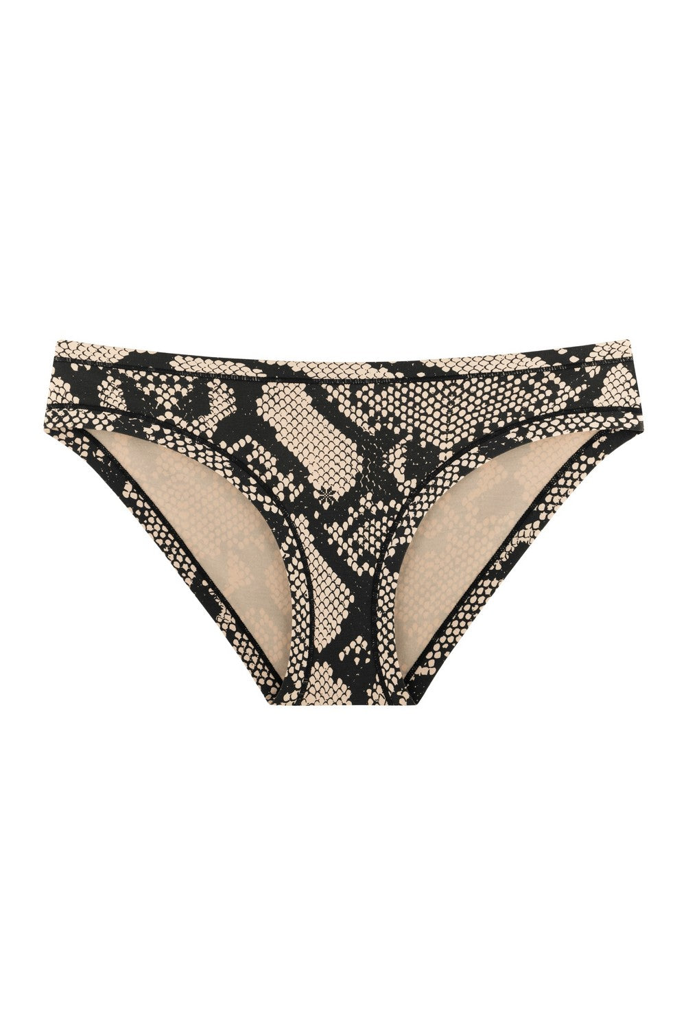 Бавовняні трусики сліп 200-30/405 black beige Obrana