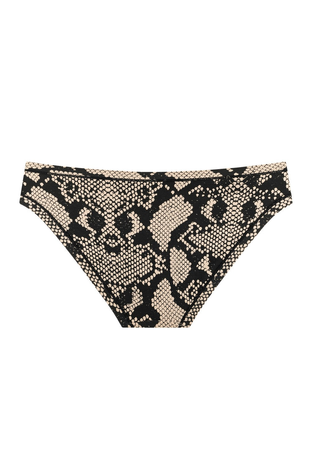 Бавовняні трусики сліп 200-30/405 black beige Obrana спина