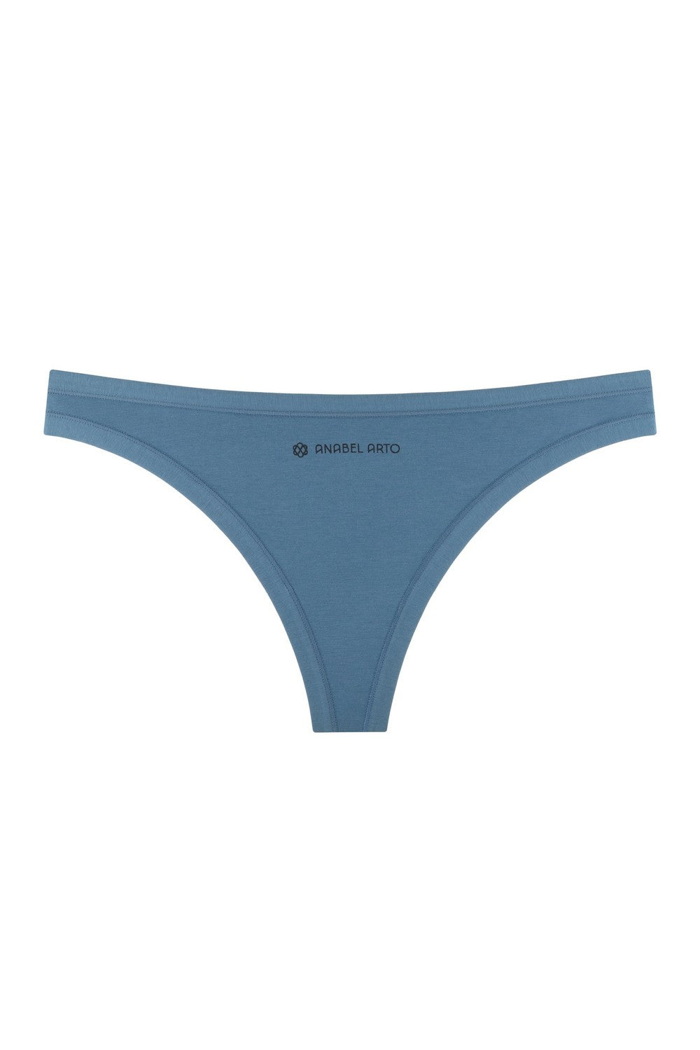 Трусики стрінг із бавовни 2202-12/83 gray blue Anabel Arto
