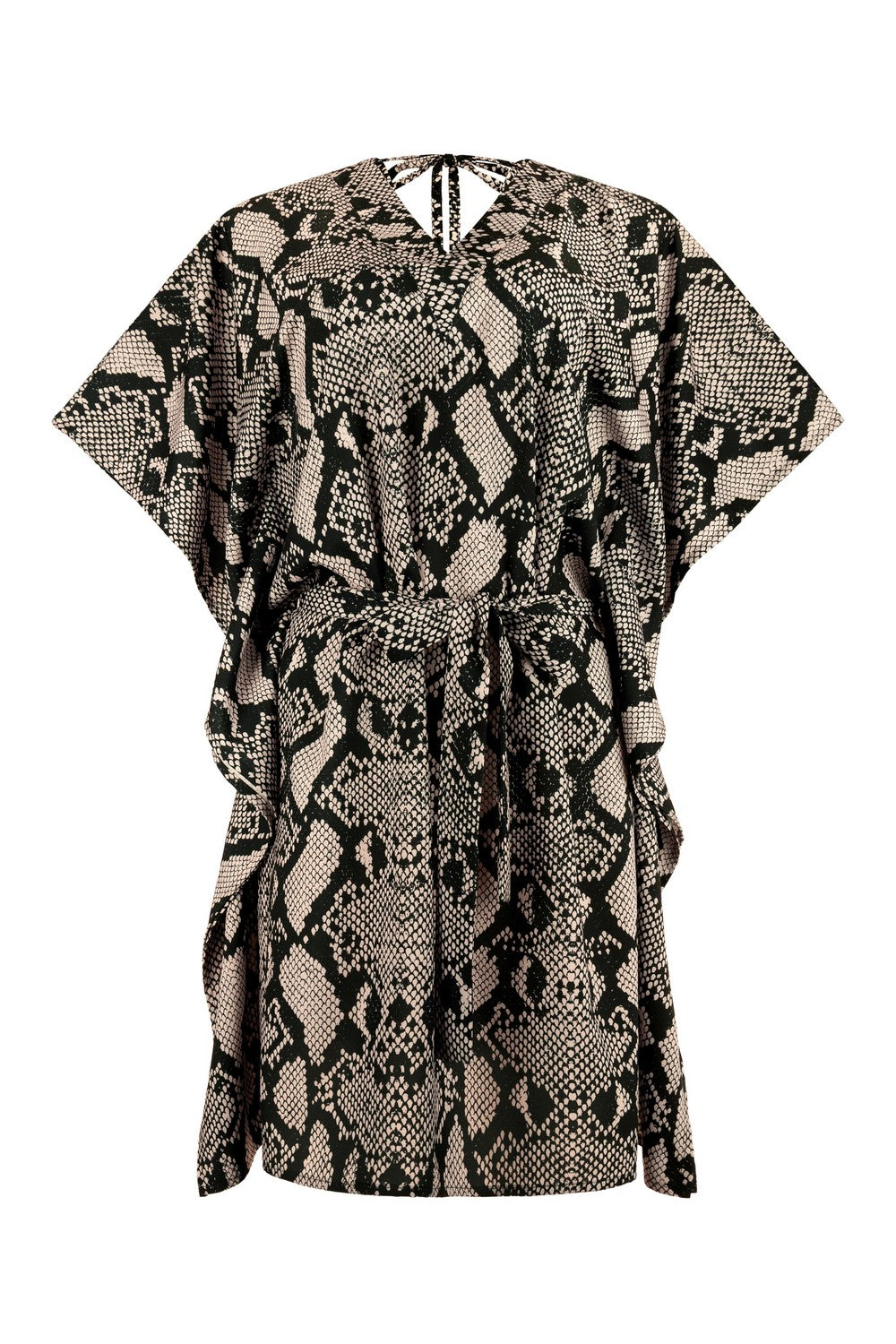 Пляжна туніка з принтом 408-702 405 black beige Obrana