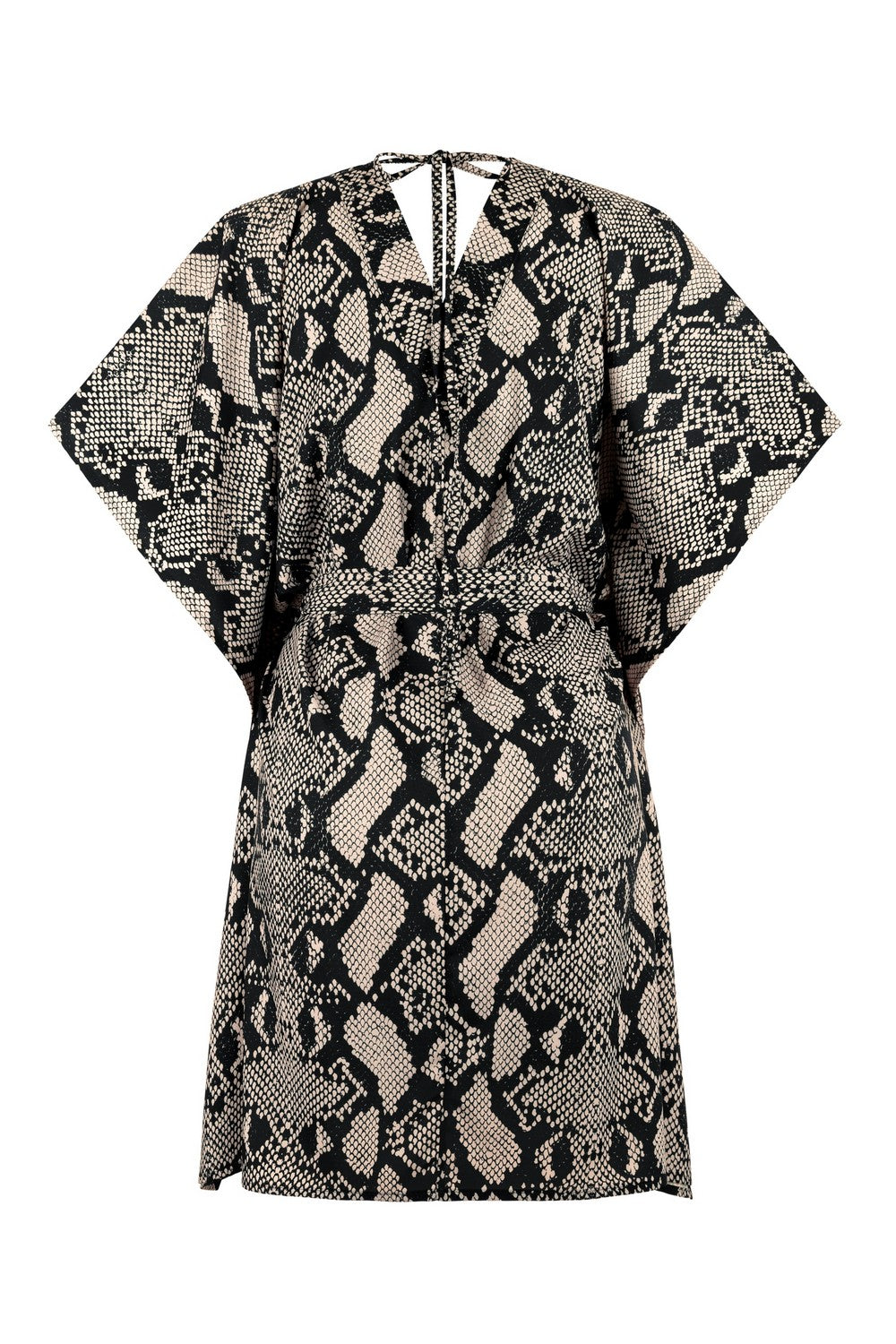 Пляжна туніка з принтом 408-702 405 black beige Obrana