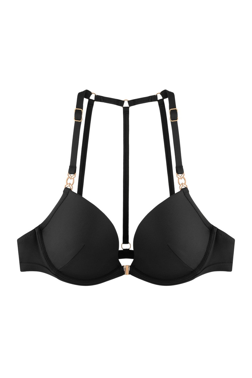 Купальный бюстгальтер с застежкой спереди 499-019 black