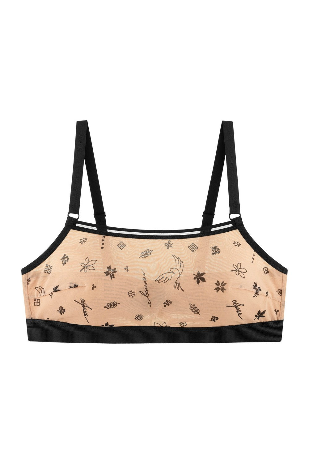 Бра-топ із мікросітки 806-048-1 313 black/beige Obrana