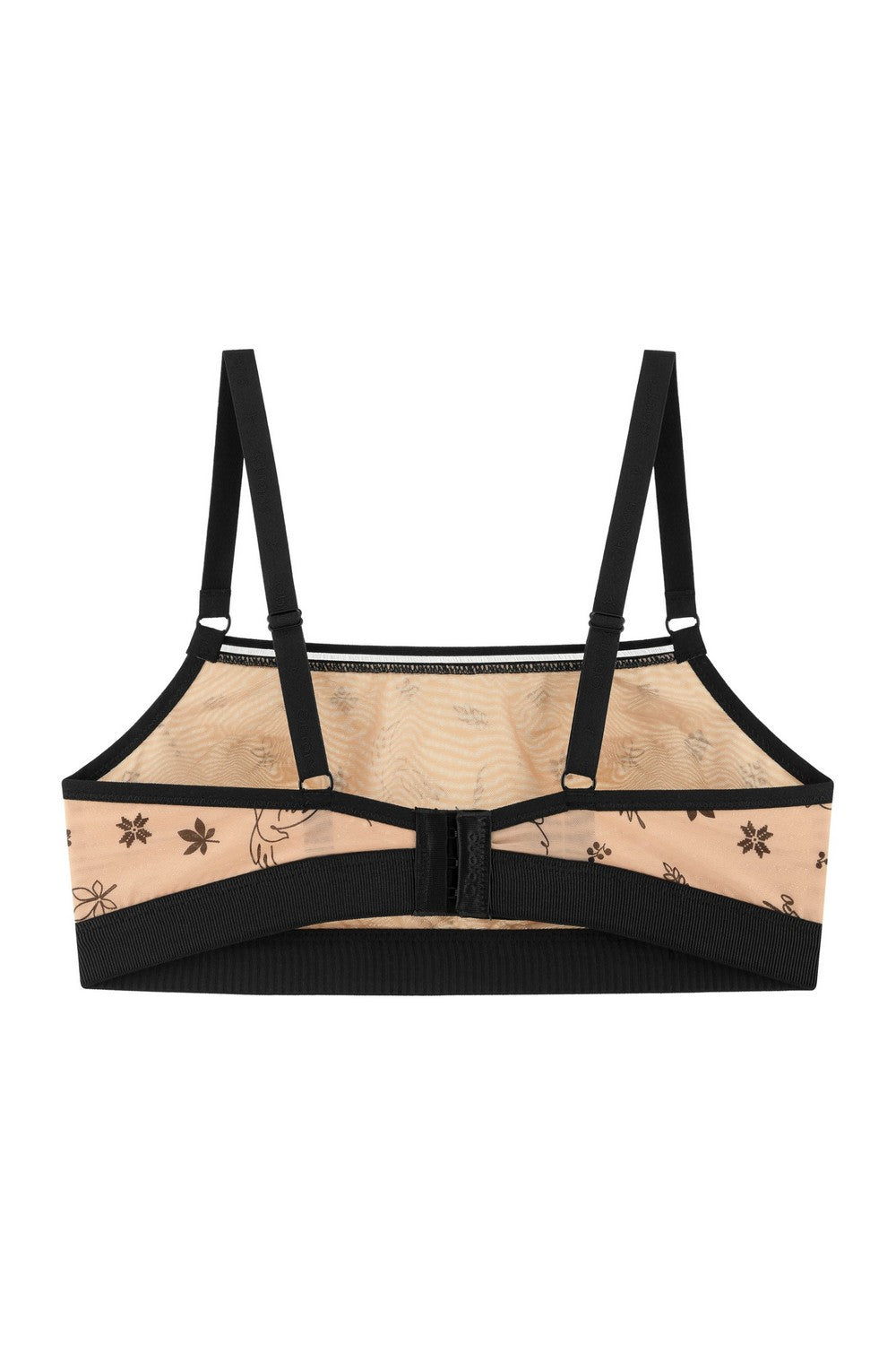 Бра-топ із мікросітки 806-048-1 313 black/beige Obrana спина