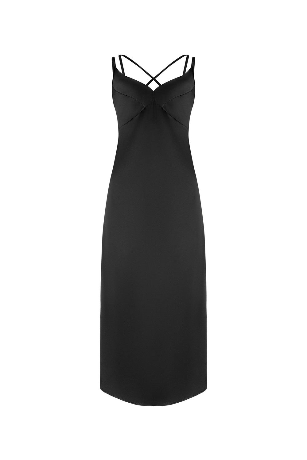 Ночная сорочка из сатина 806-6049 black