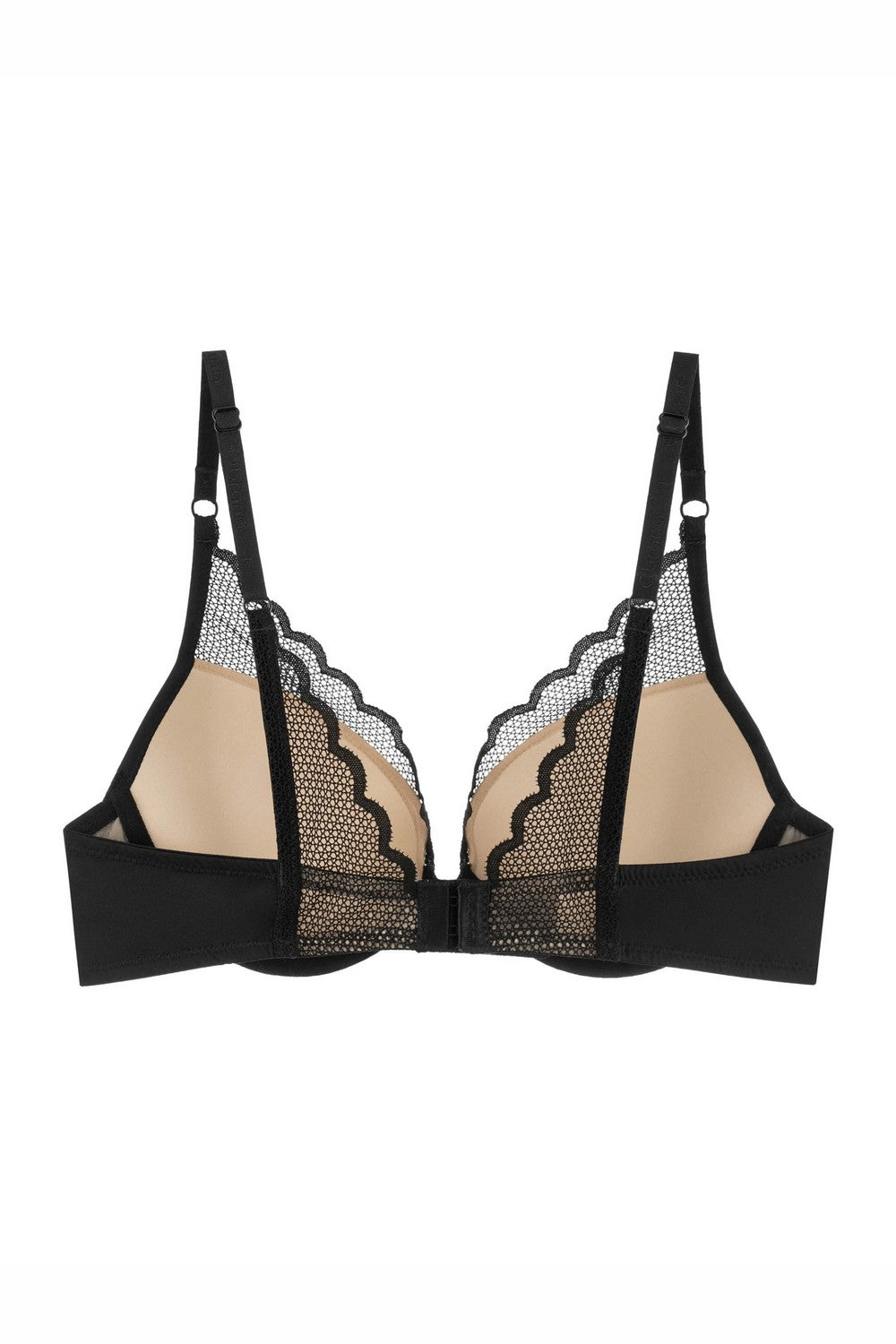 Бюстгальтер пуш-ап с кружевом 810-010 black