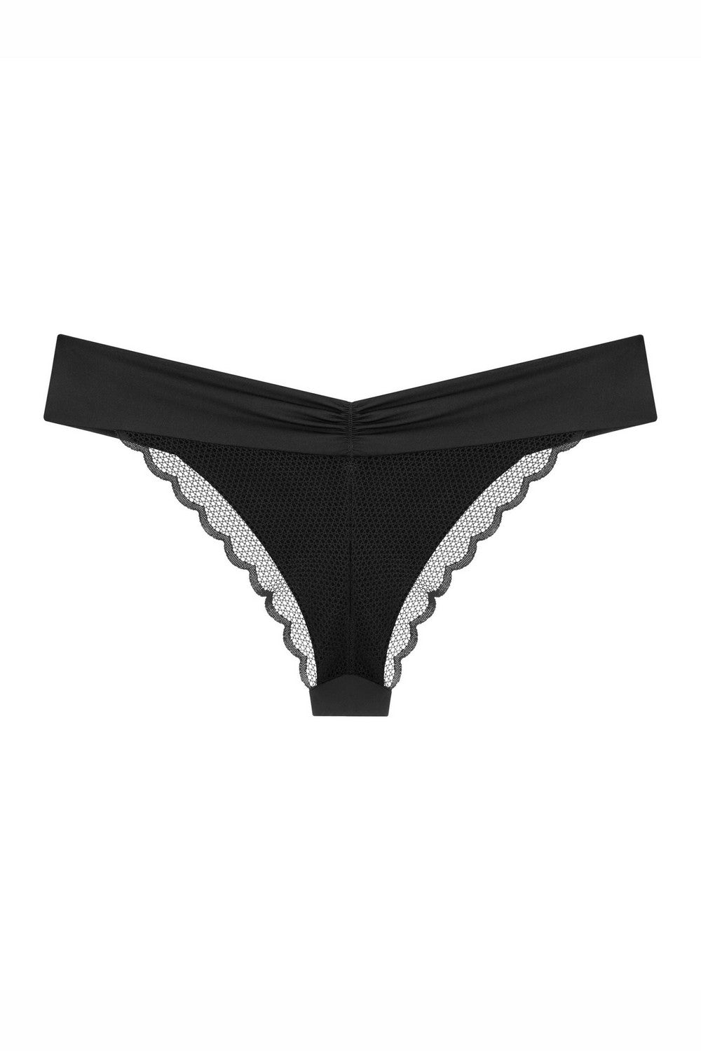 Трусики бразилиана из микрофибры 810-20 black