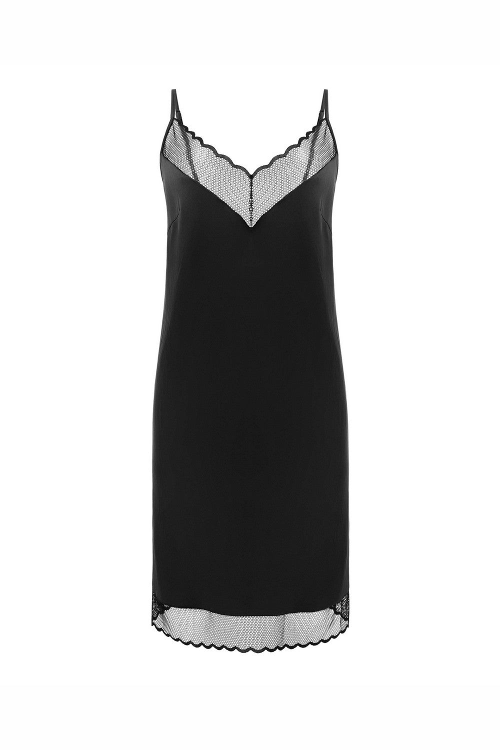 Ночная сорочка из сатина 810-6096 black