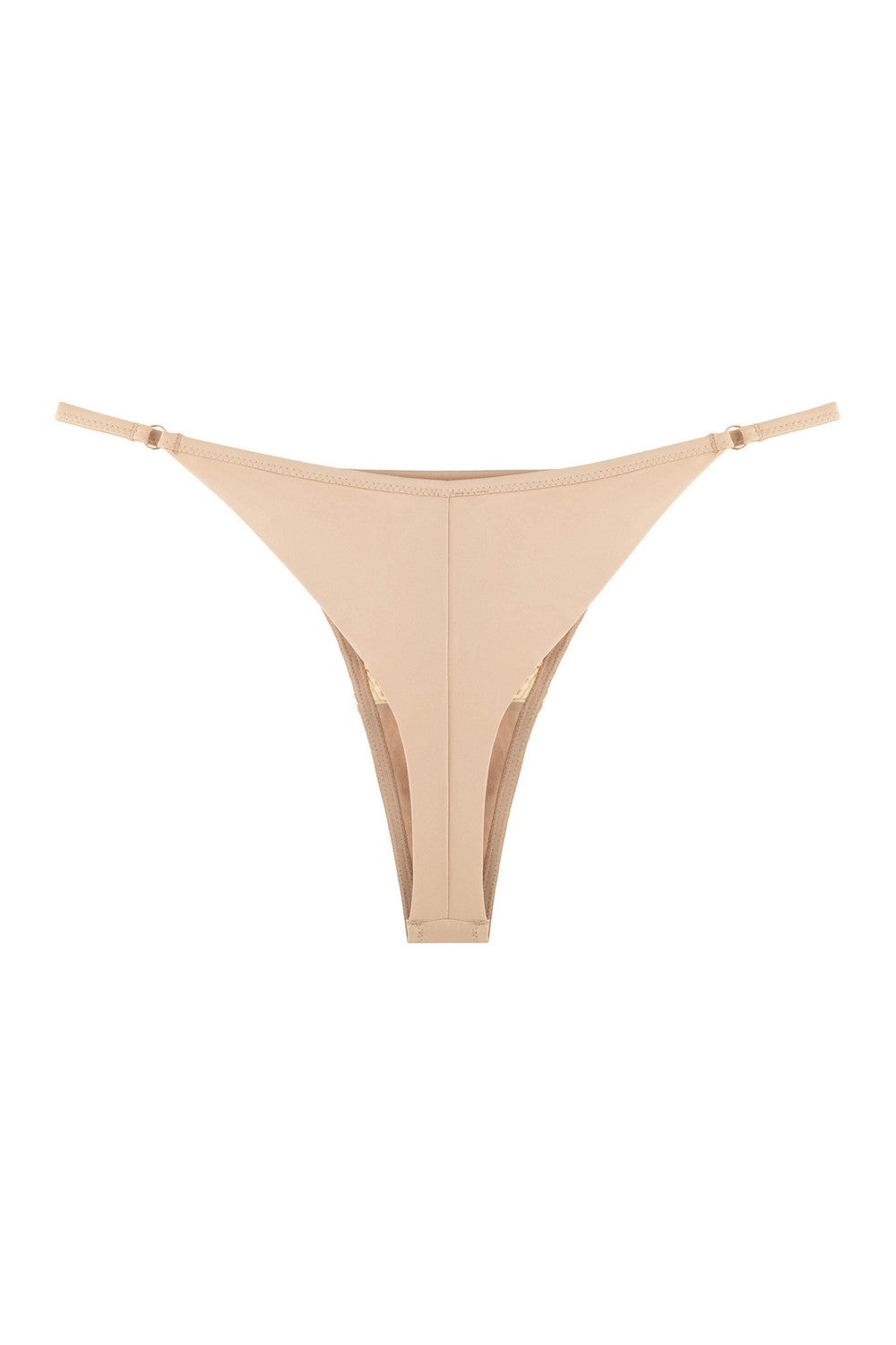 Трусики стринг с вышивкой 811-12 beige