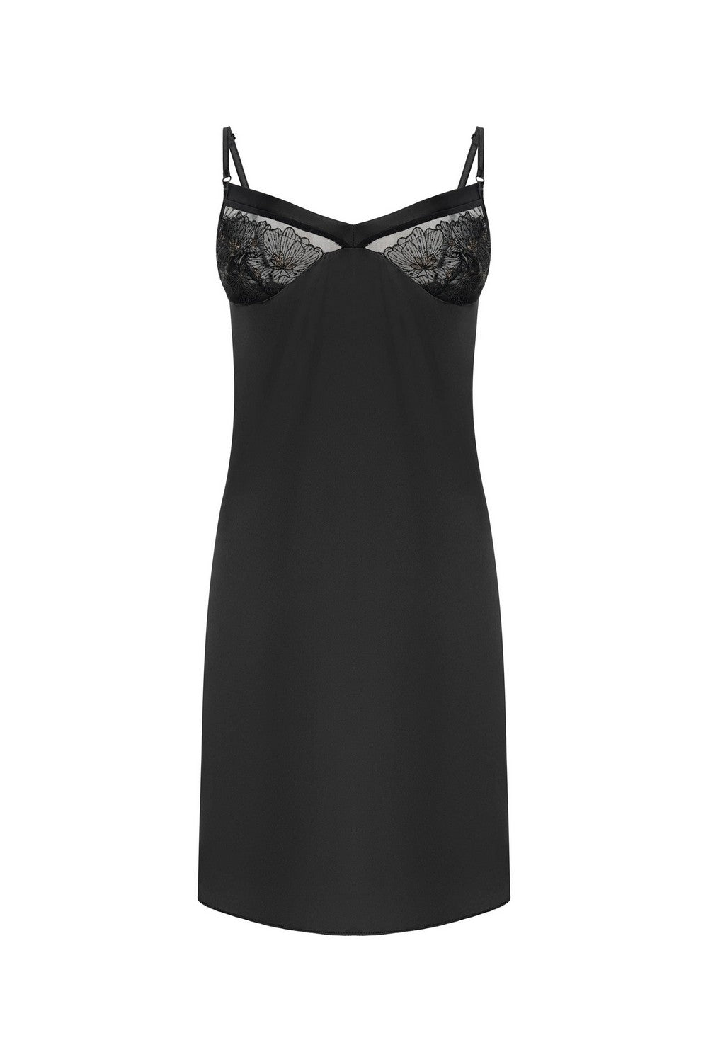 Ночная сорочка из сатина 811-6088 black