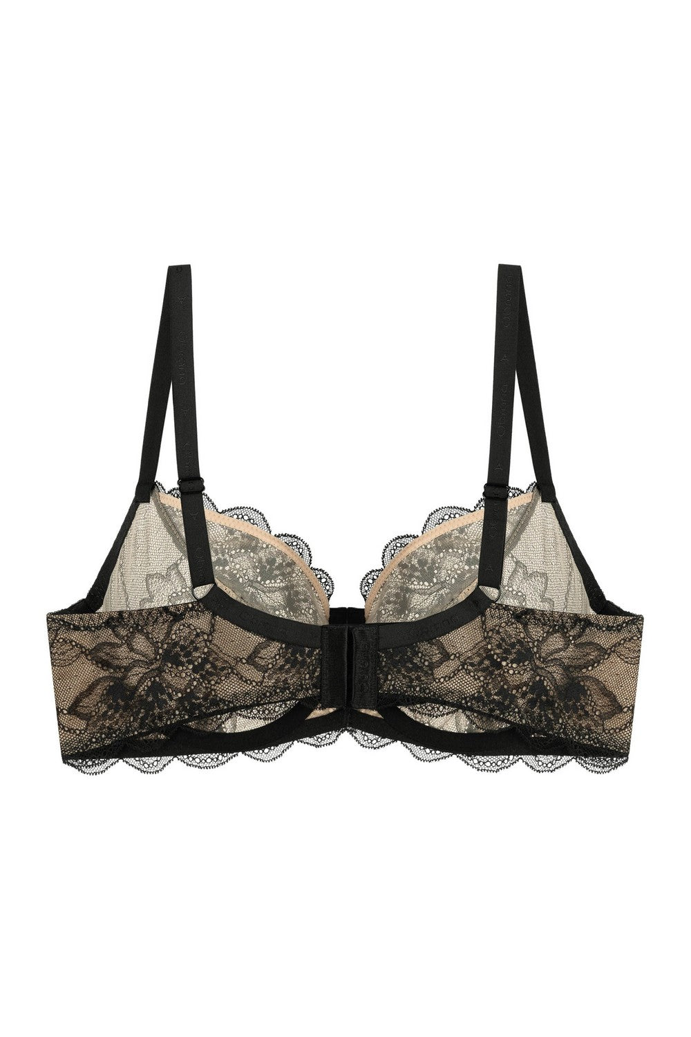 Мягкий бюстгальтер из кружева 812-055 black