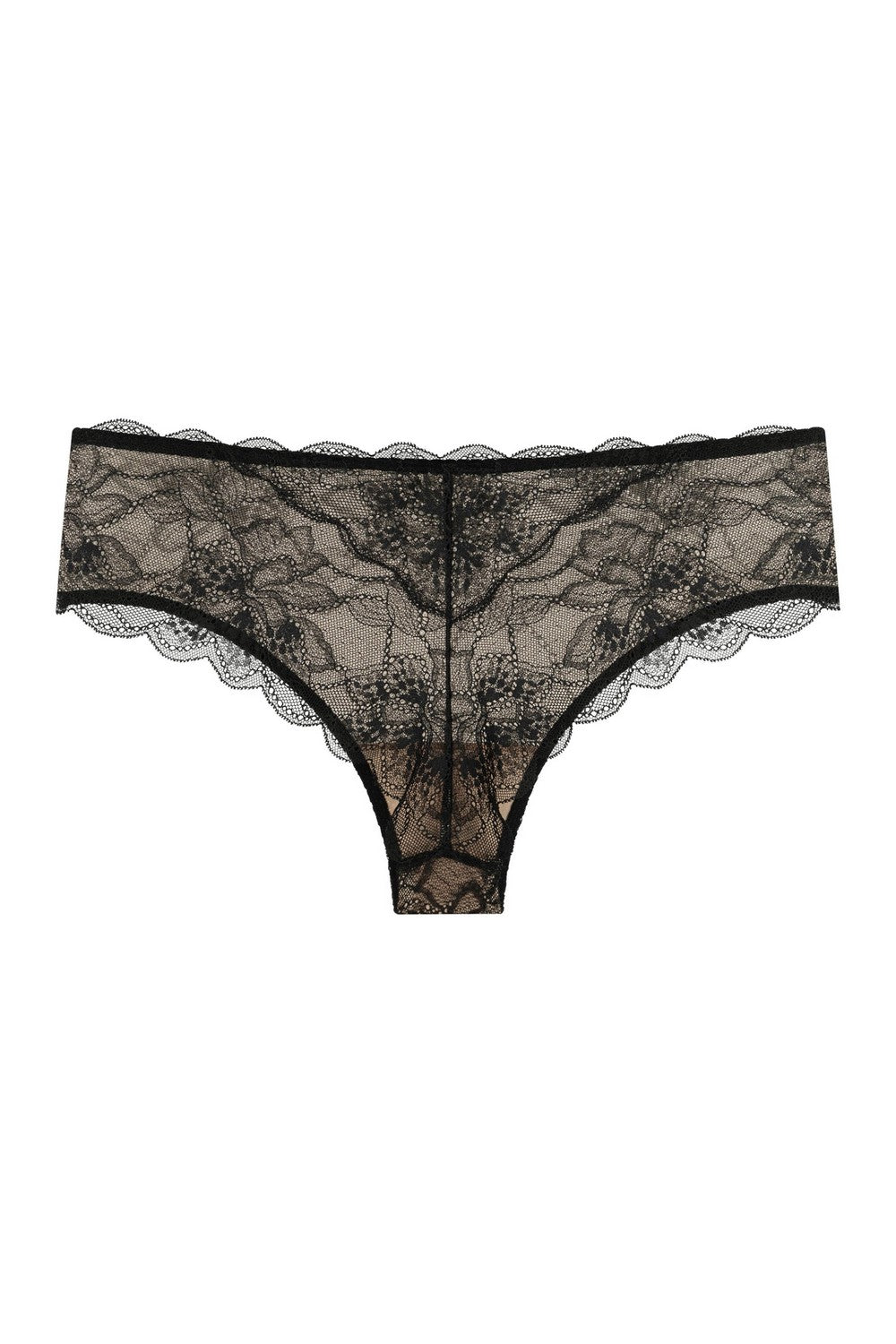 Трусики бразилиана из кружева 812-24 black