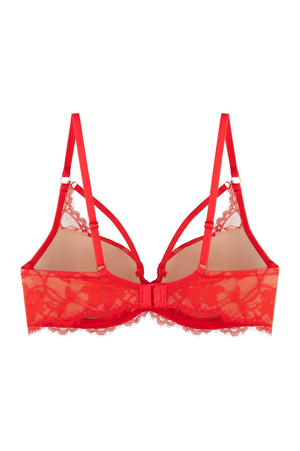 Формованный бюстгальтер из кружева 814-008 red