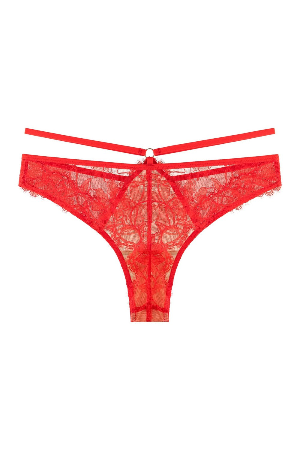 Трусики бразиліана з ремінцями 814-21 red